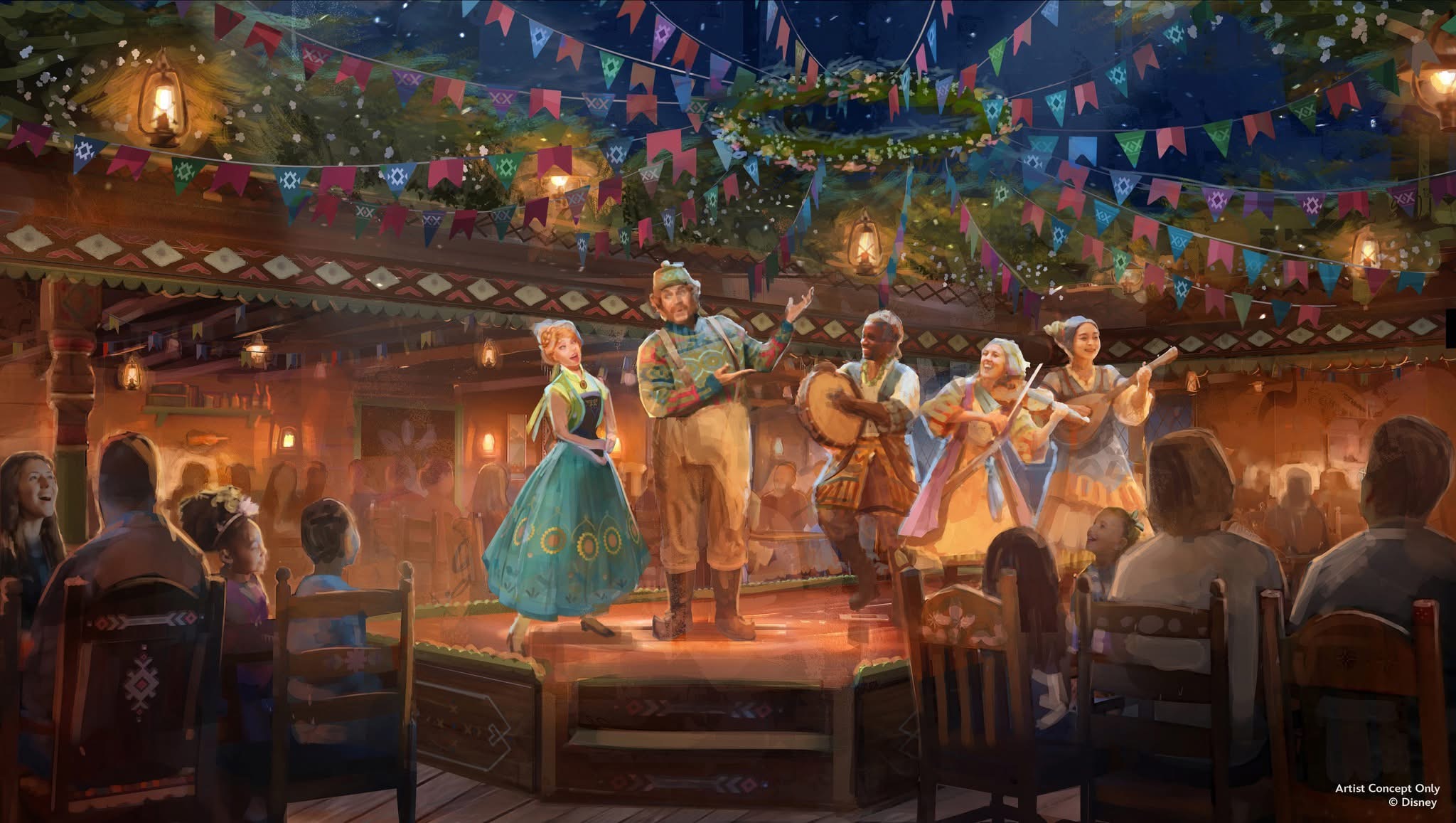 Artist Impression of Oakens Table