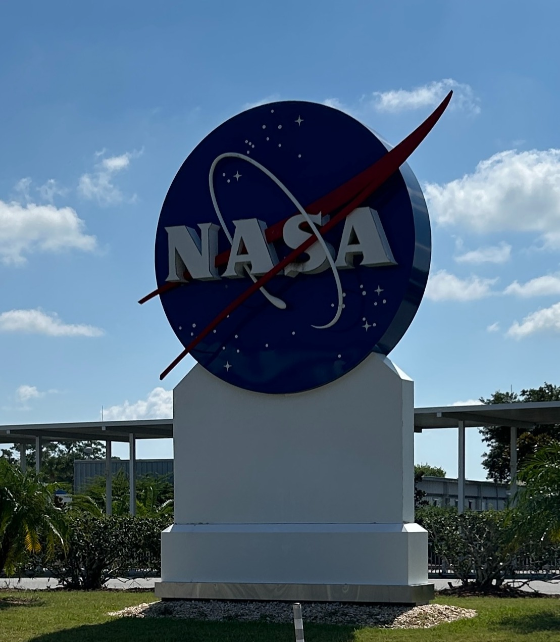 NASA Sign at Kennedy Space Center