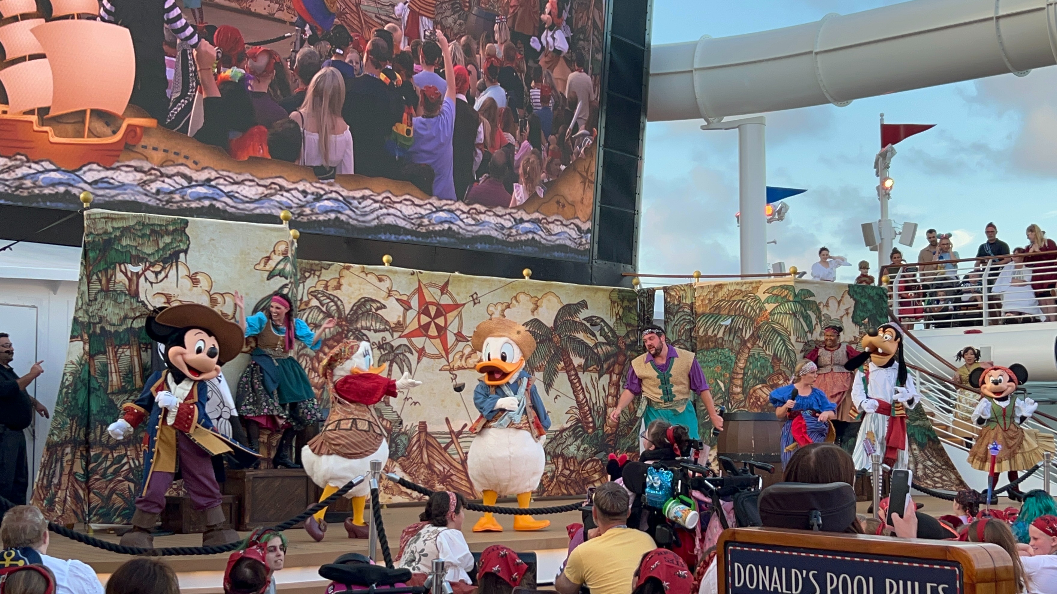 Image shows disney characters in pirate costumes