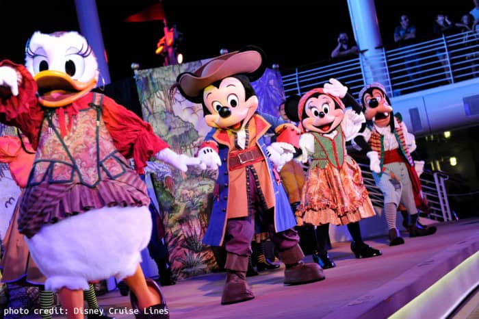 disney characters in pirate outfits