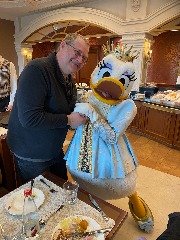 Mr Disney And Daisy in Royal Banquet